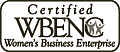 Certified woman-owned business by the Women's Business Enterprise National Council